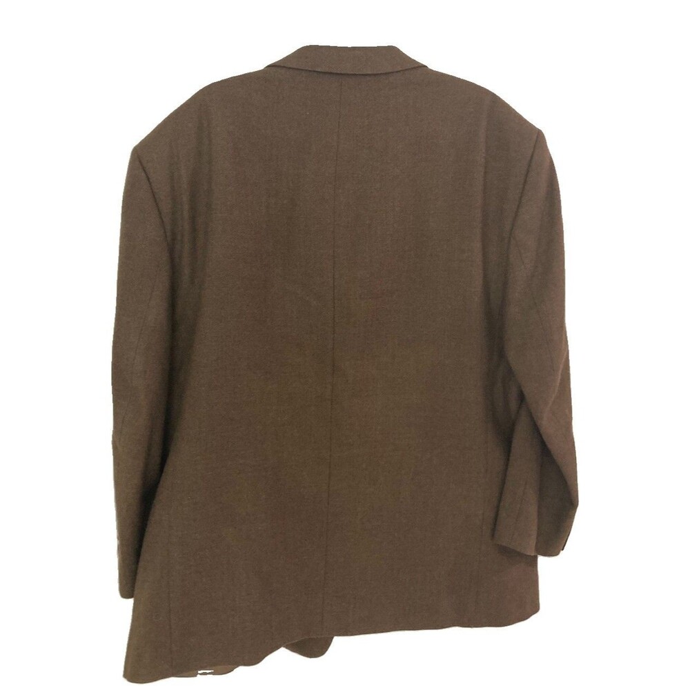 Men's Pronto Uomo Couture Blazer Lambswool Brown Size 52R - Picture 8 of 8